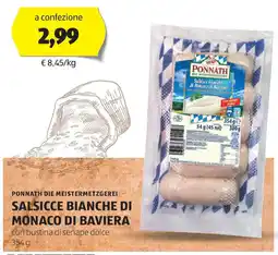 ALDI Ponnath die meistermetzgerei salsicce bianche di monaco di baviera offerta