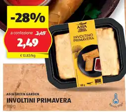 ALDI Asia green garden involtini primavera offerta