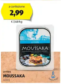 ALDI Lyttos moussaka offerta