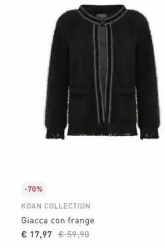 Coin Koan collection giacca con frange offerta