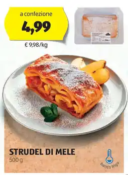 ALDI Strudel di mele offerta