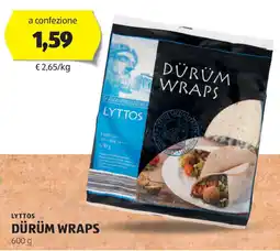 ALDI Lyttos dürüm wraps offerta