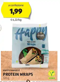 ALDI Happy harvest protein wraps offerta