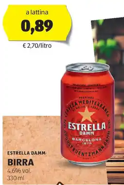 ALDI Estrella damm birra offerta
