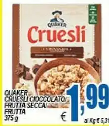 DEM Cruesli cioccolato 375 g(ml) offerta