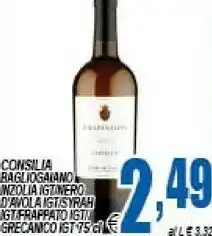 DEM Consilia inzolia igt nero offerta