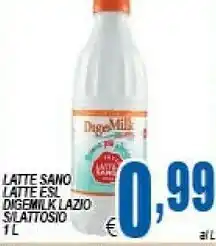 DEM Latte esl digemilk lazio senza lattosio offerta