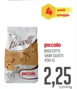 Supermercati Piccolo Piccolo biscotti vari gusti offerta