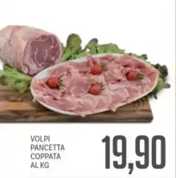 Supermercati Piccolo Volpi pancetta coppata offerta