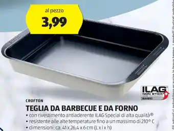 ALDI Crofton teglia da barbecue e da forno offerta