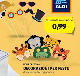 ALDI Home creation decorazioni per feste offerta