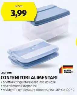 ALDI Crofton contenitori alimentari offerta