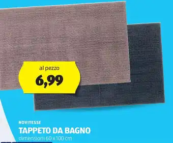 ALDI Novitesse tappeto da bagno offerta