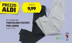 ALDI Up 2 fashion men pantaloni felpati per uomo offerta