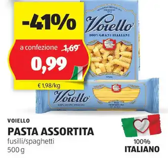 ALDI Voiello pasta assortita offerta