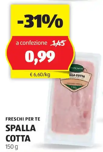 ALDI Freschi per te spalla cotta offerta