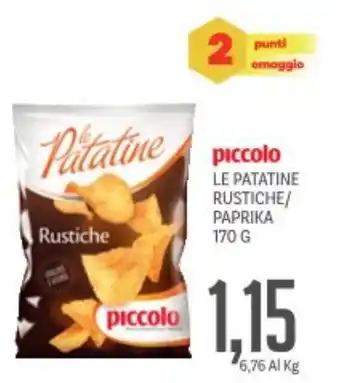 Supermercati Piccolo Piccolo le patatine rustiche/ paprika offerta