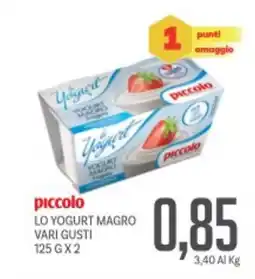 Supermercati Piccolo Piccolo lo yogurt magro vari gusti offerta