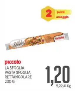 Supermercati Piccolo Piccolo la sfoglia pasta sfoglia rettangolare offerta