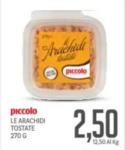 Supermercati Piccolo Piccolo le arachidi tostate offerta