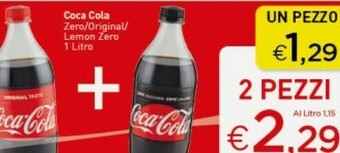 Crai Coca cola zero offerta