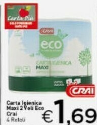 Crai Rotoli di carta offerta