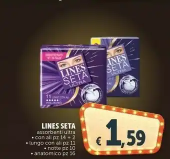 Deco Supermercati Seta ultra con ali salviettine detergenti 11 pezzo(i) offerta