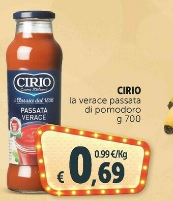 Deco Supermercati La verace passata 700 g(ml) offerta