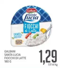 Supermercati Piccolo Galbani santa lucia fiocchi di latte offerta