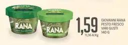 Supermercati Piccolo Giovanni rana pesto fresco vari gusti offerta