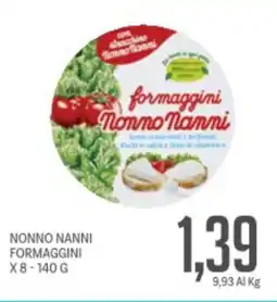 Supermercati Piccolo Nonno nanni formaggini offerta