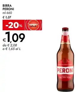 Bennet Birra PERONI offerta