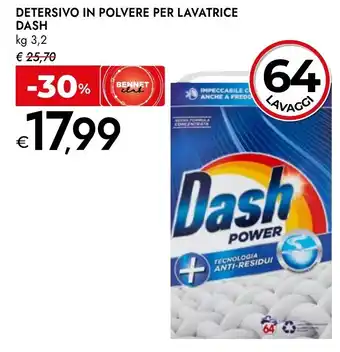 Bennet Detersivo in polvere per lavatrice DASH offerta