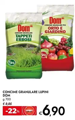 Bennet Concime granulare lupini DOM offerta