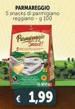 Deco Supermercati 5 snacks di parmigiano reggiano offerta