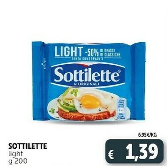 Deco Supermercati Sottilette light offerta