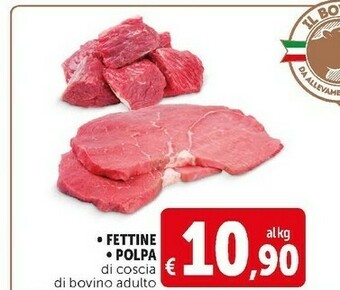 Deco Supermercati Fettine di coscia di bovino adulto offerta