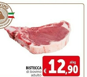Bistecca di bovino adulto