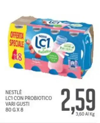 Supermercati Piccolo Nestlé lc1 con probiotico vari gusti offerta