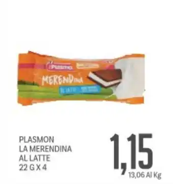 Supermercati Piccolo Plasmon la merendina al latte offerta