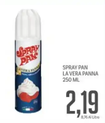 Supermercati Piccolo Spray pan la vera panna offerta