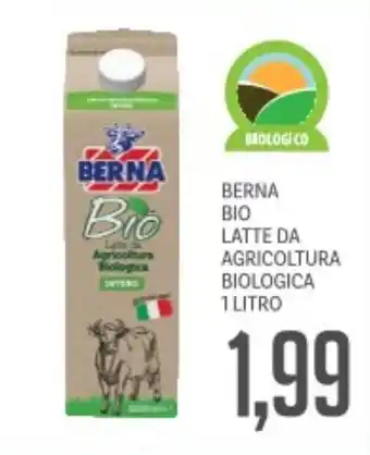 Supermercati Piccolo Berna bio latte da agricoltura biologica offerta