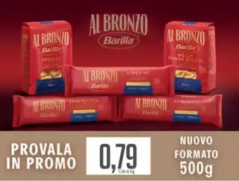 Supermercati Piccolo Barilla al bronzo nuovo formato offerta