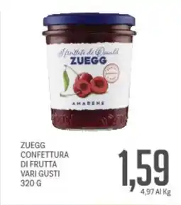 Supermercati Piccolo Zuegg confettura di frutta vari gusti offerta