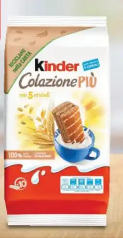 Supermercati Piccolo Ferrero kinder colazione più offerta