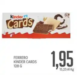 Supermercati Piccolo Ferrero kinder cards offerta