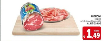 Deco Supermercati Coppa nostrana stagionata offerta