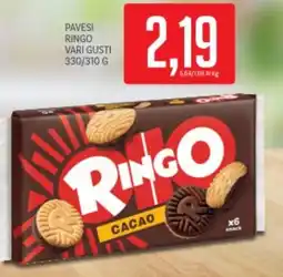 Supermercati Piccolo Pavesi ringo vari gusti offerta