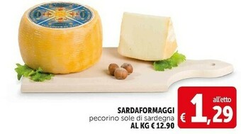 Deco Supermercati Pecorino sole di sardegna offerta