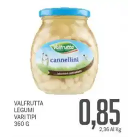 Supermercati Piccolo Valfrutta legumi vari tipi offerta